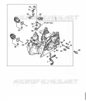 Carter moteur pour Stihl MS 181