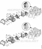 Filtre à air, Coude MS 181 pour Stihl MS 181