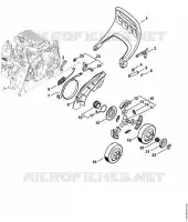 Protège main, Frein de chaîne MS 181 C pour Stihl MS 181 C-BE