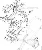 Support, Commande des gaz TS 480i, 500i pour Stihl FW 20