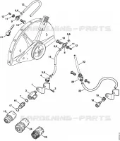 Raccordement d'eau pour Stihl TS 350