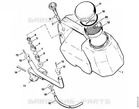 Réservoir d'eau pour Stihl TS 350