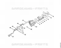 Carburateur, Adaptateur pour Stihl TS 350 AVE