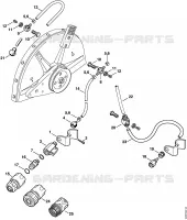 Raccordement d'eau pour Stihl TS 350 AVE