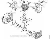 Carter de vilebrequin pour Stihl TS 400
