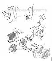 Dispositif d'allumage pour Stihl TS 400