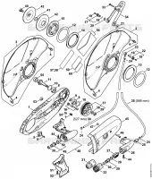 Raccord, Pièce de protection TS 410 pour Stihl TS 410