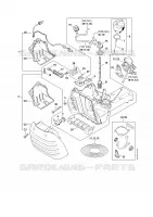 Carter de réservoir pour Stihl TS 410-A