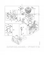Bloc moteur pour Stihl TS 420