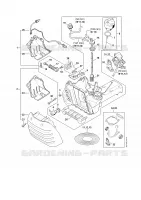 Carter de réservoir pour Stihl TS 420