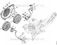 Dispositif d'allumage pour Stihl TS 420-A