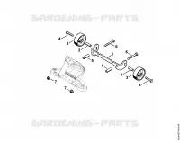 Kit de montage de roues pour Stihl TS 420-A