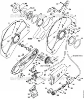 Raccord, Pièce de protection TS 420 pour Stihl TS 420-A