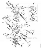 Carburateur pour Stihl TS 440-A