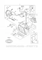 Carter de réservoir pour Stihl TS 440-A