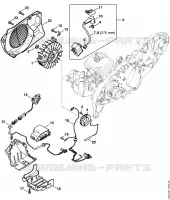 Dispositif d'allumage, Commande électronique d'arrosage pour Stihl TS 440-A
