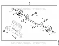 Kit de montage de roues pour Stihl TS 440-A