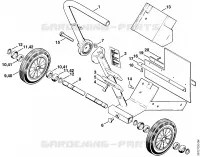Accessoires optionnels: Chariot de découpeuse pour Stihl TS 460