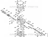 Carburateur HS 275 pour Stihl TS 460