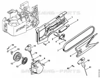 Dispositif de lancement pour Stihl TS 460