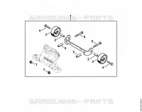 Kit de montage de roues pour Stihl TS 500i-A