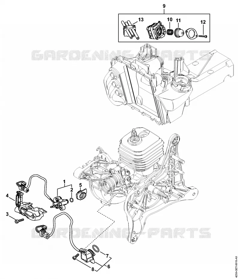 Système d'injection Stihl Découpeuses Découpeuses Découpeuses à disques TS 500i-A  TS 500i-A