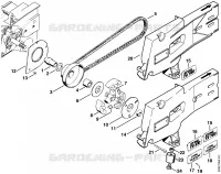 Accouplement, Carter de découpeuse pour Stihl TS 510