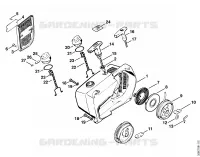 Dispositif de lancement pour Stihl TS 510
