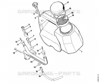 Réservoir d'eau pour Stihl TS 510