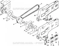 Accouplement, Carter de découpeuse pour Stihl TS 760
