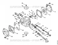 Carburateur HS 277 pour Stihl TS 760