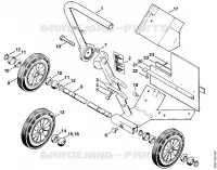 Chariot de découpeuse, Pare éclaboussure pour Stihl TS 760