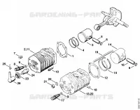 Cylindre pour Stihl TS 760