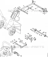 Kit indicateur de sens de coupe, Kit de montage de roues pour Stihl TS 760