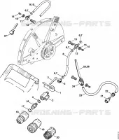 Raccordement d'eau pour Stihl TS 760