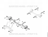 Kit de montage de roues pour Stihl TS 700-Z
