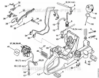 Carter de réservoir pour Stihl TS 800-Z