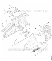 Carter de poignée pour Stihl TSA 230