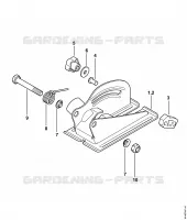Limiteur de profondeur avec embout d'aspiration pour Stihl TSA 230