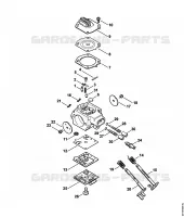 Carburateur HD 50 pour Stihl GS 461