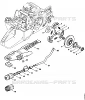 Embrayage, Prise d'eau pour Stihl GS 461