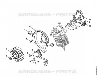 Dispositif d'allumage, Embrayage pour Stihl BT 45-Z