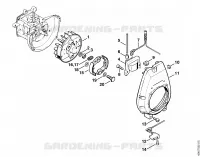 Dispositif d'allumage, Embrayage pour Stihl BT 106