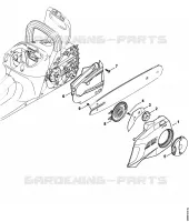 Couvercle de pignon pour Stihl MSA 160 C-B