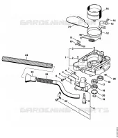 Carter d'accouplement, Frein de mèche pour Stihl BT 120 C