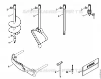 Outils de forage, Outils, Accessoires optionnels pour Stihl BT 120 C