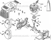 Carter, Cylindre pour Stihl BT 121