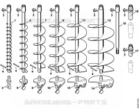 Mèche à terre pour Stihl BT 130-Z