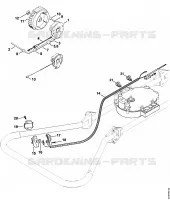 Dispositif d'allumage, Commutateur d'arrêt pour Stihl BT 360