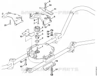 Levier d'arrêt pour Stihl BT 360